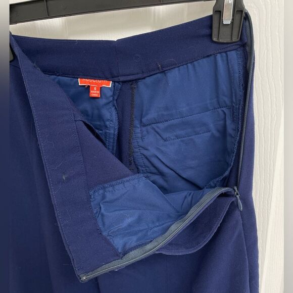 ModCloth Royal Blue Wide Leg High Waist Retro Style Pants Women’s Size S - Picture 3 of 5